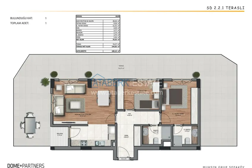 Buy cheap Investment apartments in Istanbul — apartments from a developer with guaranteed rent 27