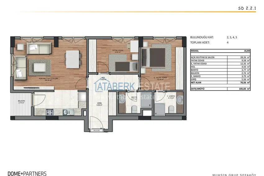 Buy cheap Investment apartments in Istanbul — apartments from a developer with guaranteed rent 28
