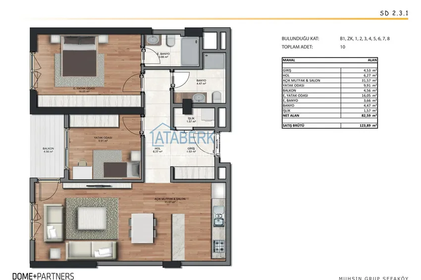 Buy cheap Investment apartments in Istanbul — apartments from a developer with guaranteed rent 29