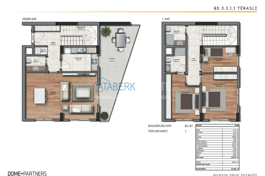 Buy cheap Investment apartments in Istanbul — apartments from a developer with guaranteed rent 32