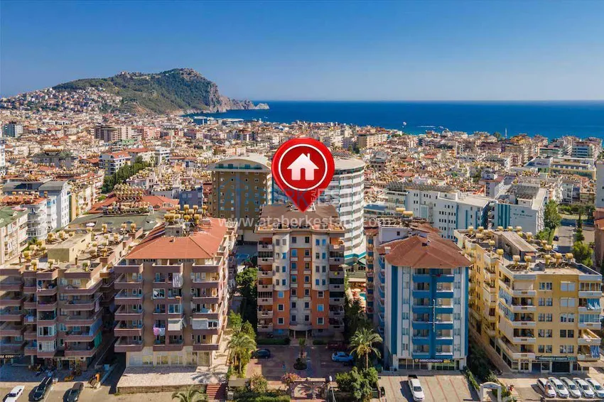 Property for a residence permit in Alanya - Furnished 2+1 apartment, Cleopatra beach area 1
