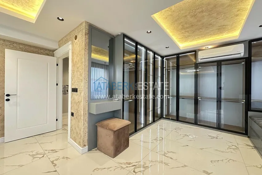 Purchase Luxury triplex villa with sea and fortress views in Alanya, Tepe district - suitable for obtaining citizenship 13 