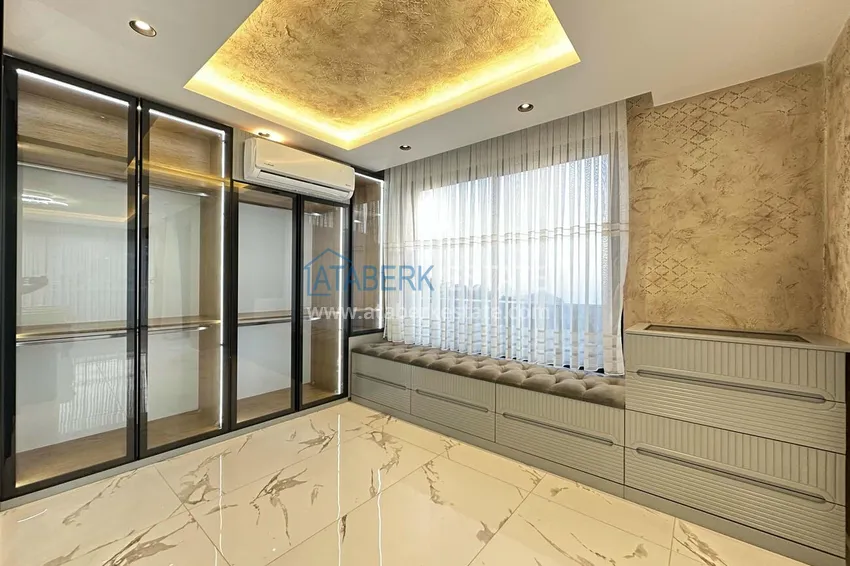 Purchase Luxury triplex villa with sea and fortress views in Alanya, Tepe district - suitable for obtaining citizenship 14 