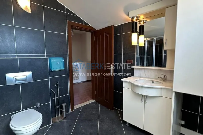 Purchase Penthouse - duplex 3+1 with separate kitchen and sea view in Alanya, Oba district 20 