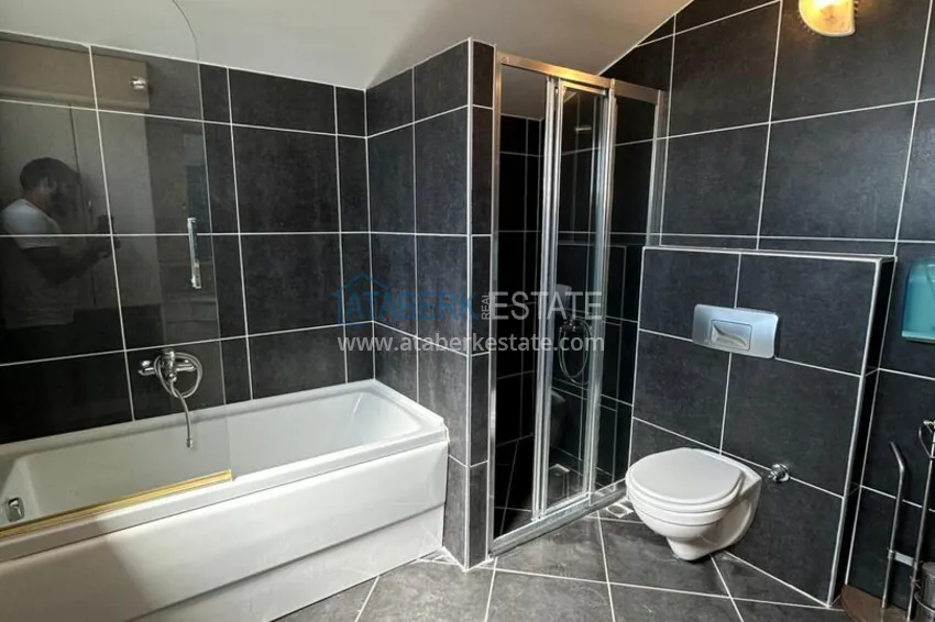Purchase Penthouse - duplex 3+1 with separate kitchen and sea view in Alanya, Oba district 22 