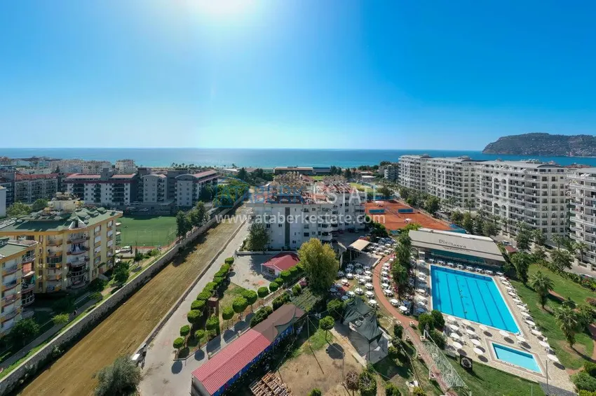 Penthouse - duplex 3+1 with separate kitchen and sea view in Alanya, Oba district 2 