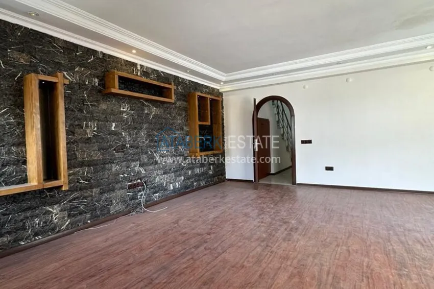 Purchase Penthouse - duplex 3+1 with separate kitchen and sea view in Alanya, Oba district 8 