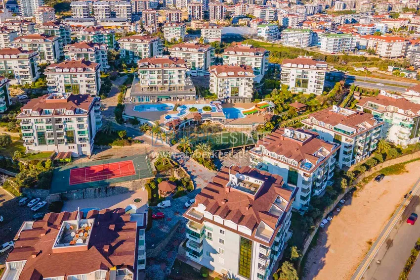 1+1 apartment for a residence permit in Alanya, Oba district - turnkey and mountain views 1 