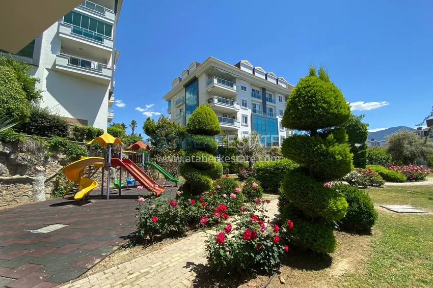 1+1 apartment for a residence permit in Alanya, Oba district - turnkey and mountain views 10 