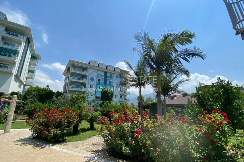 1+1 apartment for a residence permit in Alanya, Oba district - turnkey and mountain views 11 