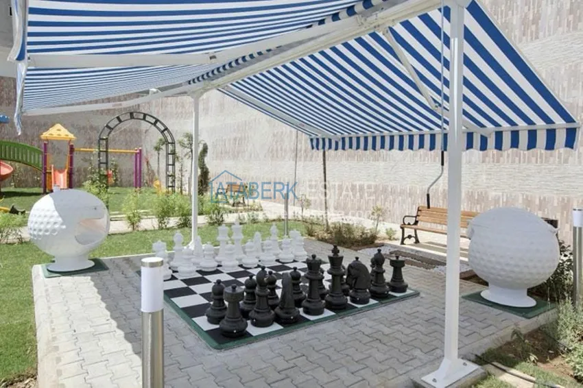 4+1 duplex with garden in Kargicak — furnished, in a luxury complex 13 