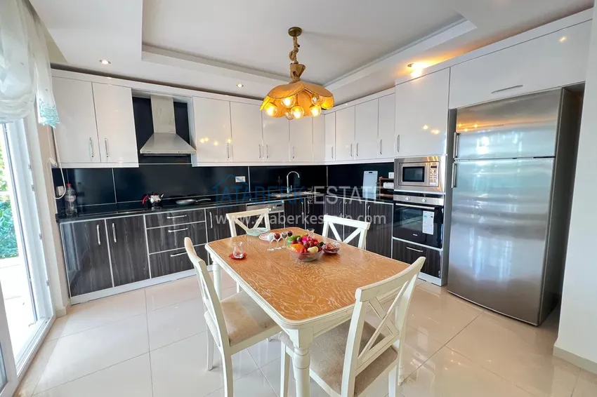 Purchase 4+1 duplex with garden in Kargicak — furnished, in a luxury complex 13 