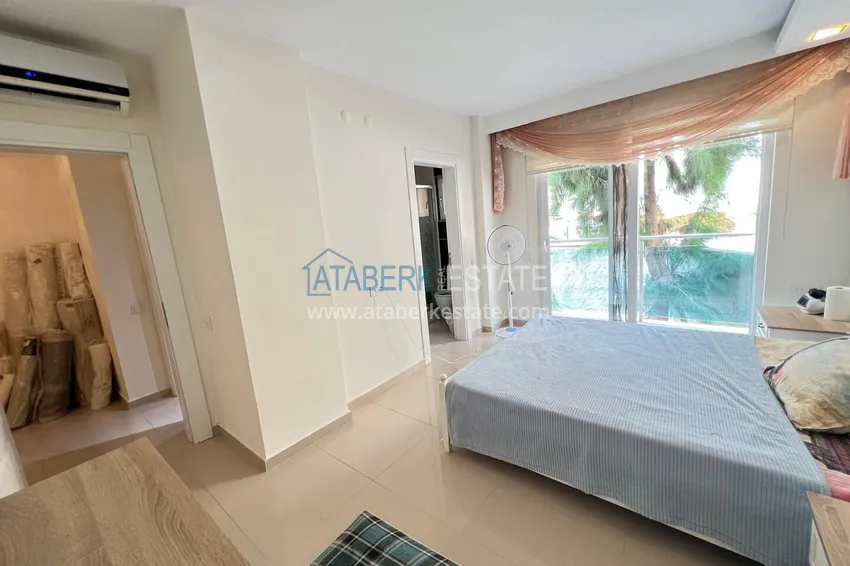 Purchase 4+1 duplex with garden in Kargicak — furnished, in a luxury complex 19 