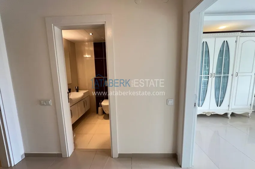 Purchase 4+1 duplex with garden in Kargicak — furnished, in a luxury complex 25 