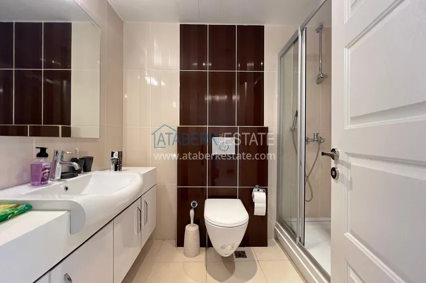 Purchase 4+1 duplex with garden in Kargicak — furnished, in a luxury complex 26 