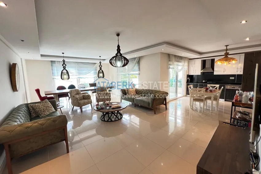 Purchase 4+1 duplex with garden in Kargicak — furnished, in a luxury complex 7 