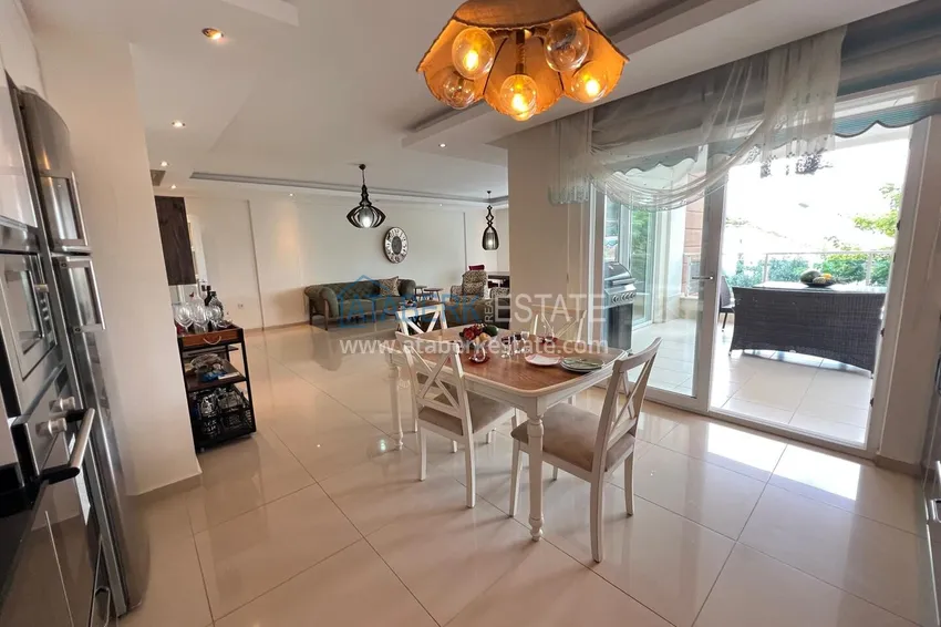 Purchase 4+1 duplex with garden in Kargicak — furnished, in a luxury complex 10 