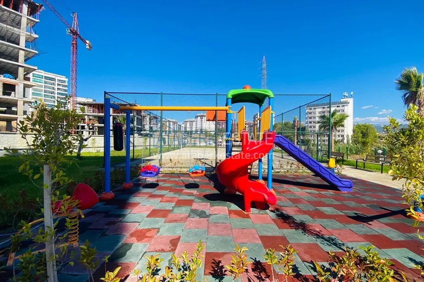 1+1 furnished apartment in Alanya, Avsallar district with short-term rental permit 11
