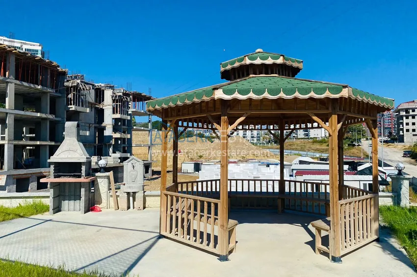1+1 furnished apartment in Alanya, Avsallar district with short-term rental permit 15