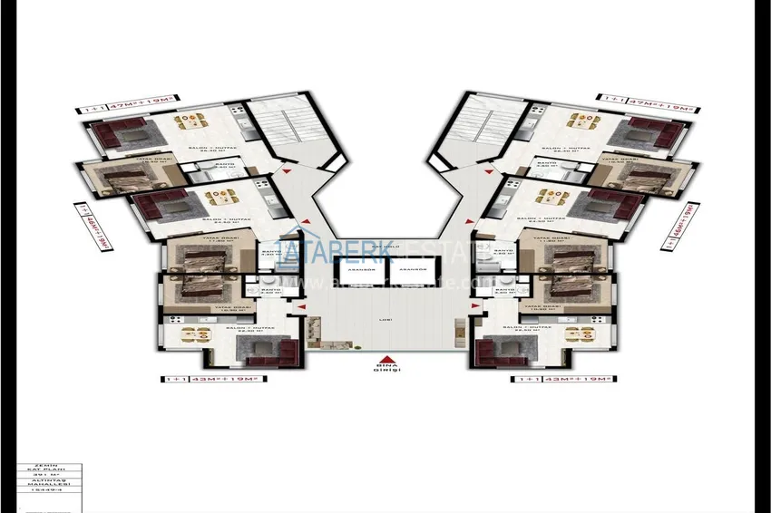 Kupuj taniej Nowy projekt w dzielnicy Altintash — apartamenty od dewelopera w Antalyi 1 