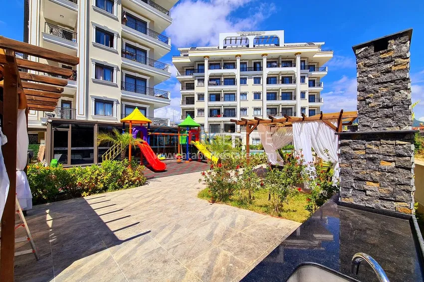 New 1+1 apartment with a fine finish in Oba — Alanya 14