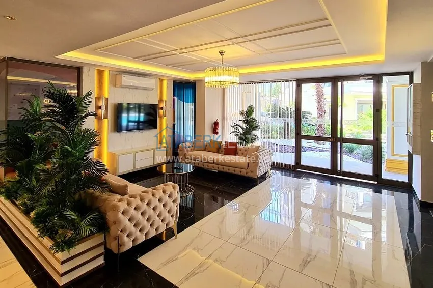 New 1+1 apartment with a fine finish in Oba — Alanya 17