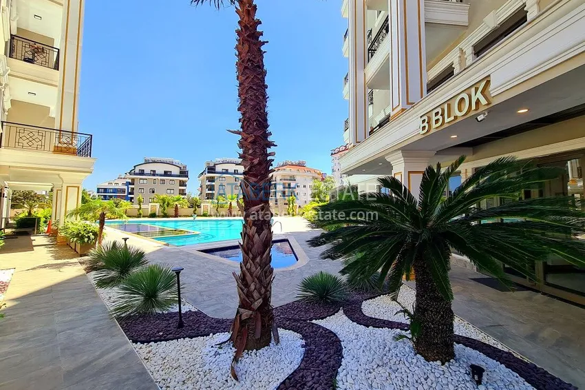 New 1+1 apartment with a fine finish in Oba — Alanya 9