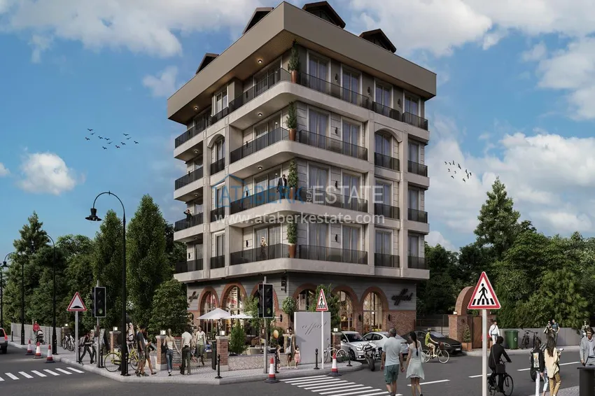 New residential project in the center of Alanya — spacious apartments directly from the developer 1 