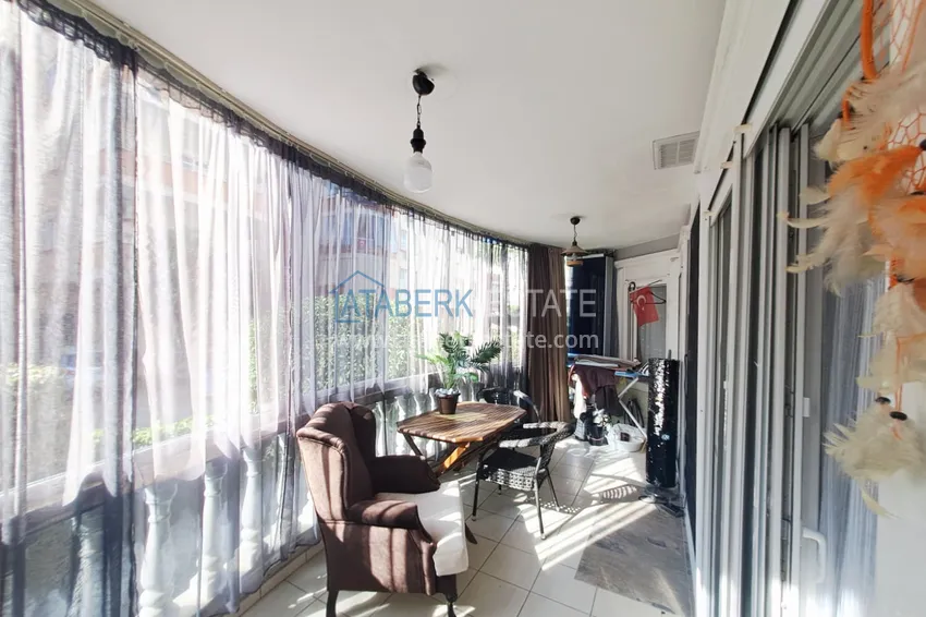 Purchase 2+1 apartment in Alanya, Oba — furnished, with a large glazed balcony and a convenient location 14 