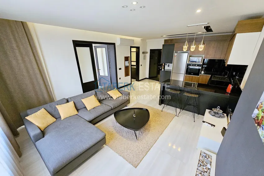 Purchase Furnished 1+1 apartment in Mahmutlar — 150 m from the sea, Barbarossa Avenue 2
