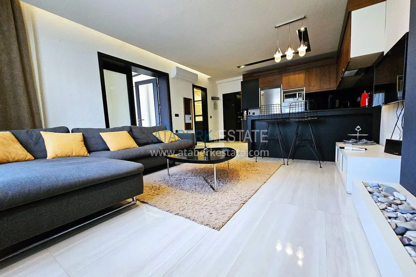 Purchase Furnished 1+1 apartment in Mahmutlar — 150 m from the sea, Barbarossa Avenue 3