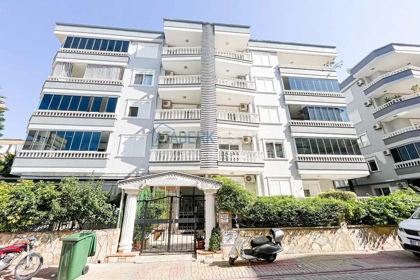2+1 apartment in Alanya, Oba — furnished, with a large glazed balcony and a convenient location 3 