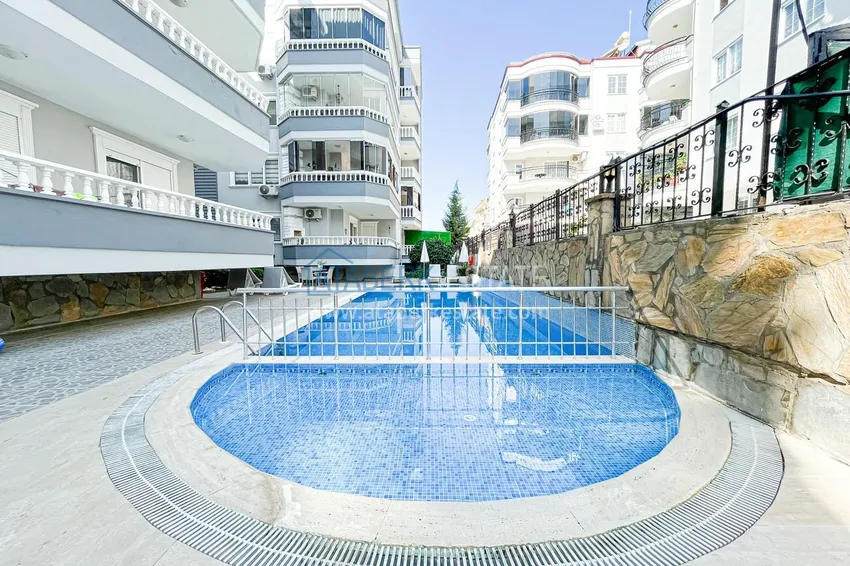 2+1 apartment in Alanya, Oba — furnished, with a large glazed balcony and a convenient location 6 