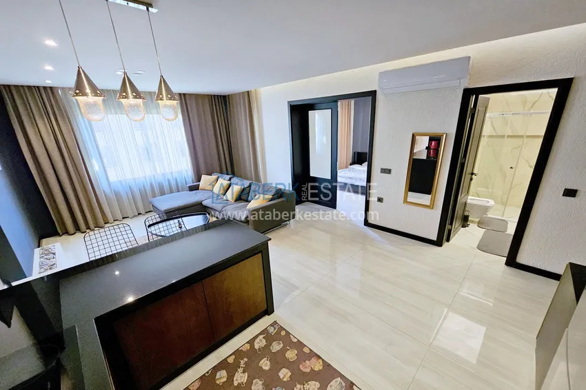 Purchase Furnished 1+1 apartment in Mahmutlar — 150 m from the sea, Barbarossa Avenue 9