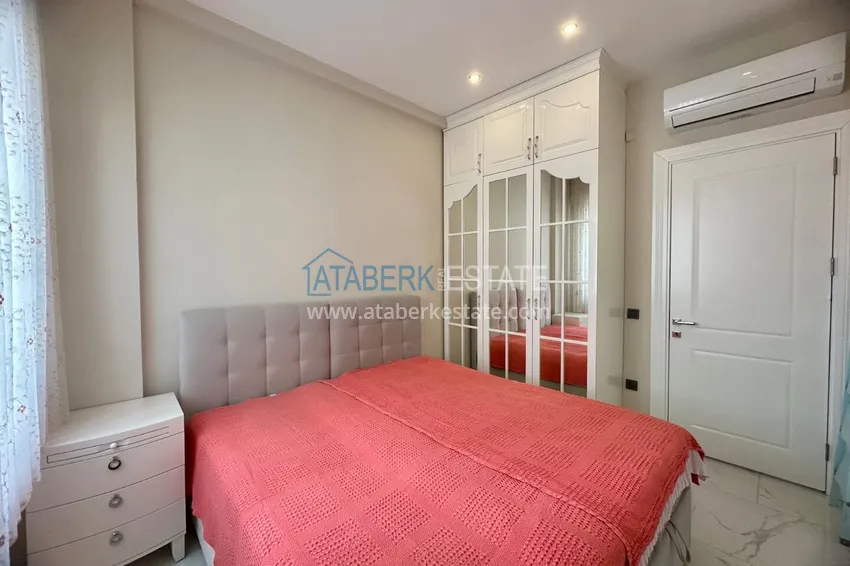 Purchase 2+1 apartment in Alanya, Oba with sea view — first line, citizenship 14