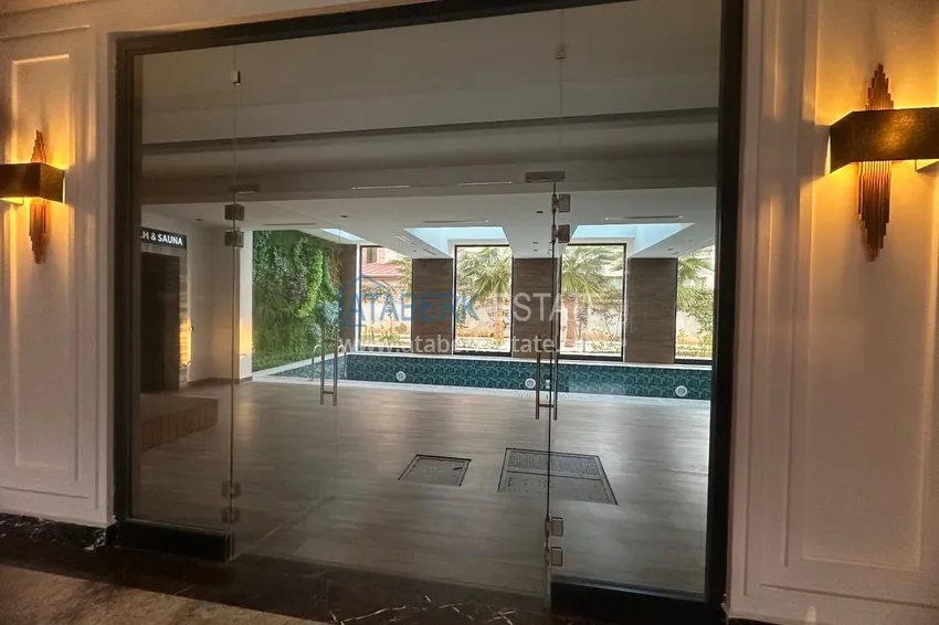 2+1 apartment in Alanya, Oba with sea view — first line, citizenship 16