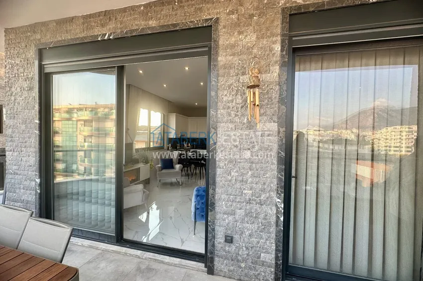 Purchase 2+1 apartment in Alanya, Oba with sea view — first line, citizenship 18