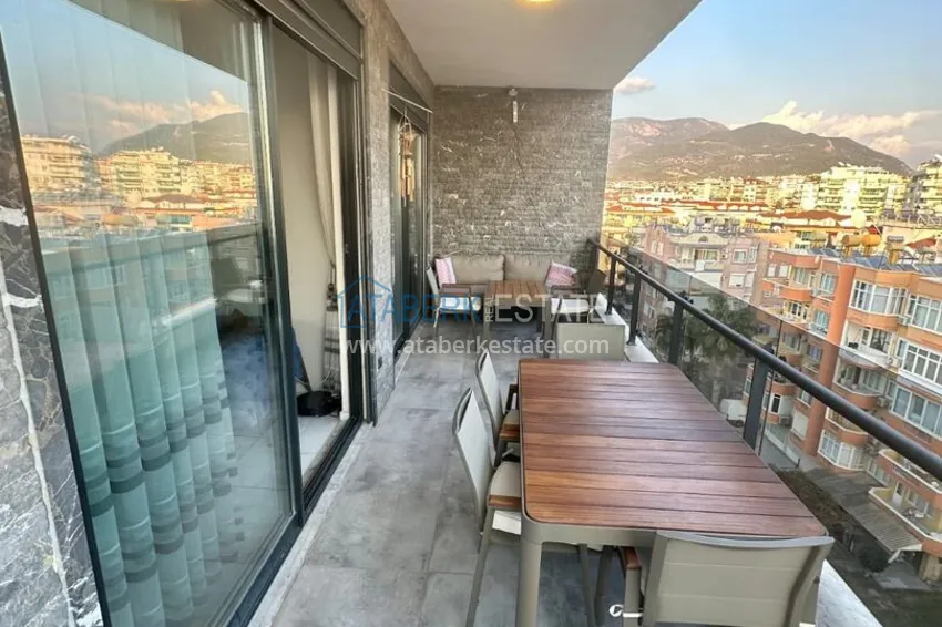 Purchase 2+1 apartment in Alanya, Oba with sea view — first line, citizenship 19
