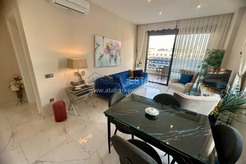 Purchase 2+1 apartment in Alanya, Oba with sea view — first line, citizenship 5