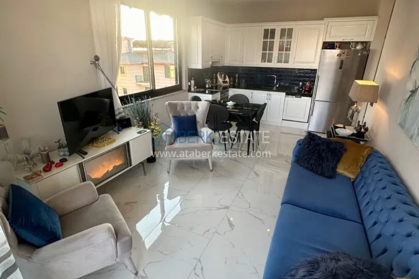 Purchase 2+1 apartment in Alanya, Oba with sea view — first line, citizenship 6