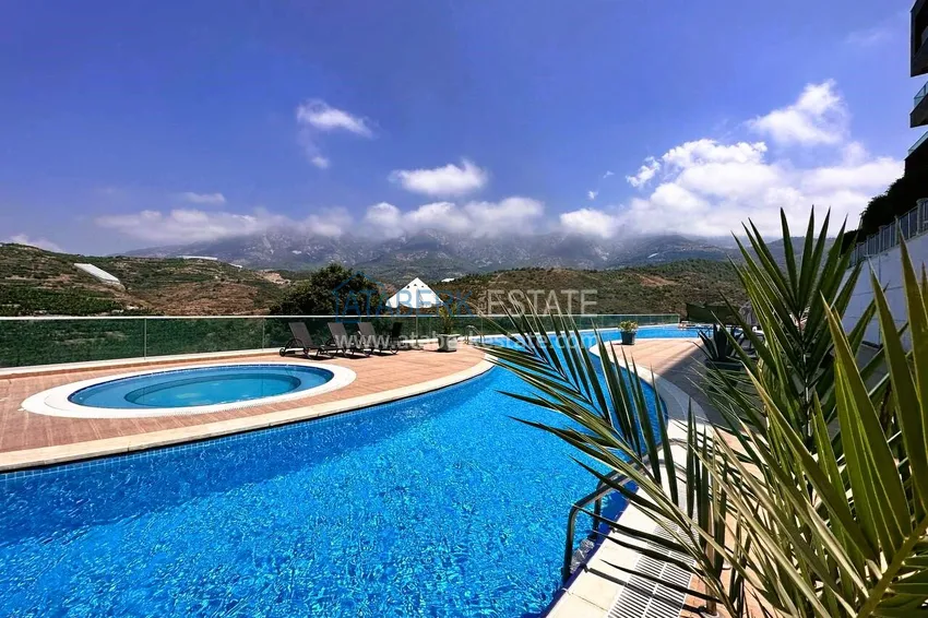 2+1 apartment with panoramic views of the sea and nature in Mahmutlar — in a premium complex 6