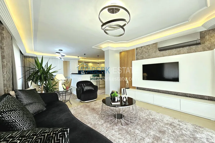 Purchase 3+1 penthouse duplex in Alanya, Oba district — designer interior, prestigious residence 11