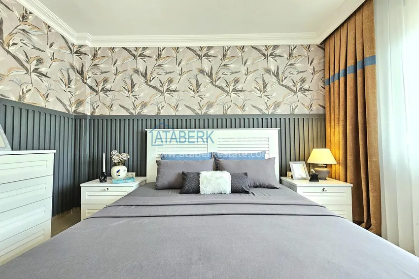 Purchase 3+1 penthouse duplex in Alanya, Oba district — designer interior, prestigious residence 14