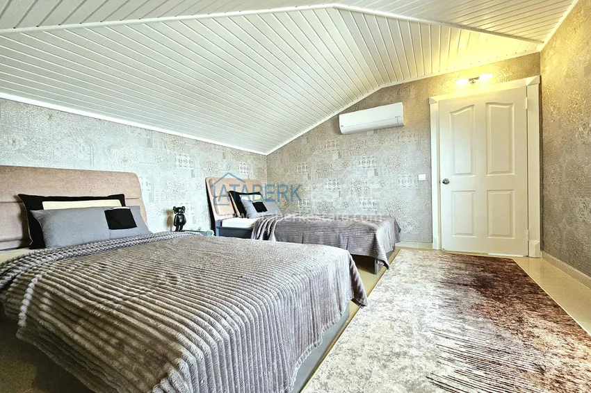 Purchase 3+1 penthouse duplex in Alanya, Oba district — designer interior, prestigious residence 21