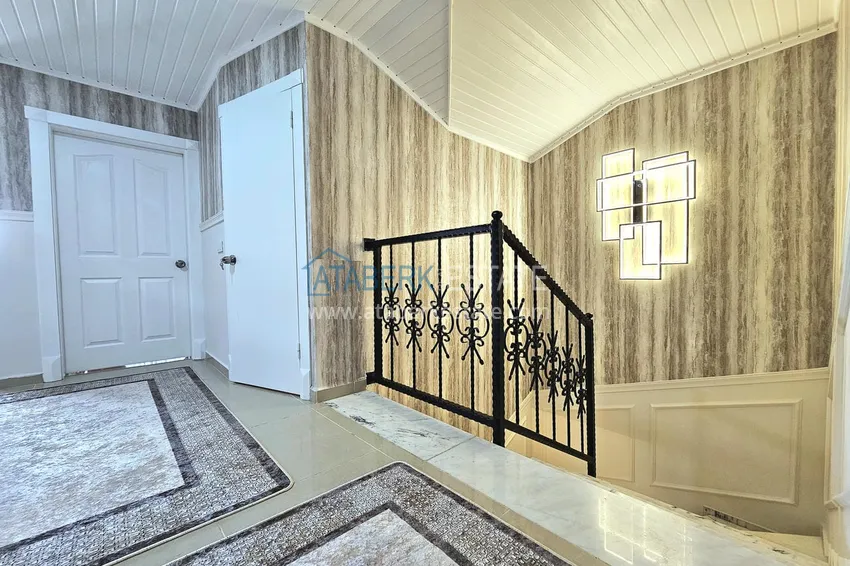 Purchase 3+1 penthouse duplex in Alanya, Oba district — designer interior, prestigious residence 25