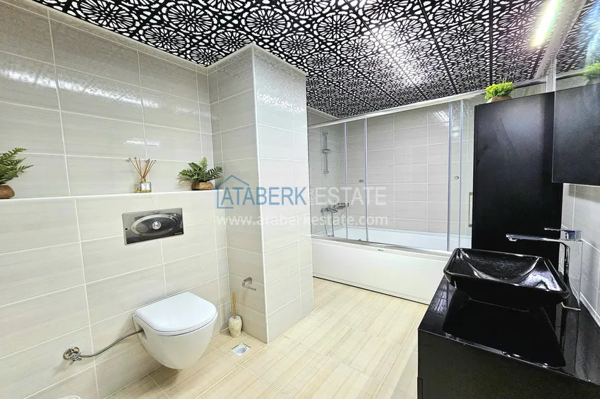Purchase 3+1 penthouse duplex in Alanya, Oba district — designer interior, prestigious residence 28