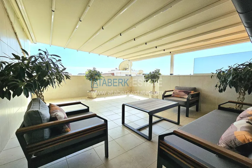 Purchase 3+1 penthouse duplex in Alanya, Oba district — designer interior, prestigious residence 33