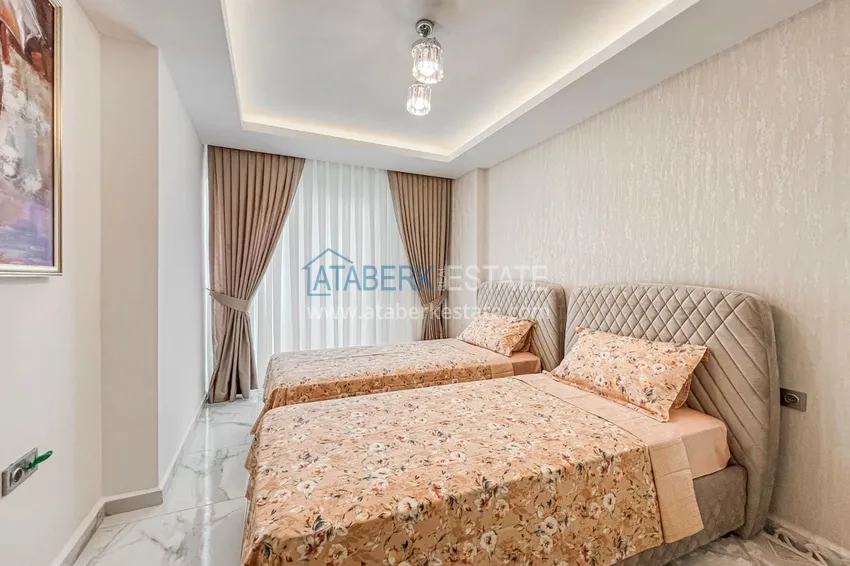 Purchase 2+1 apartment in Alanya, Mahmutlar district - new furniture and sea view 12 