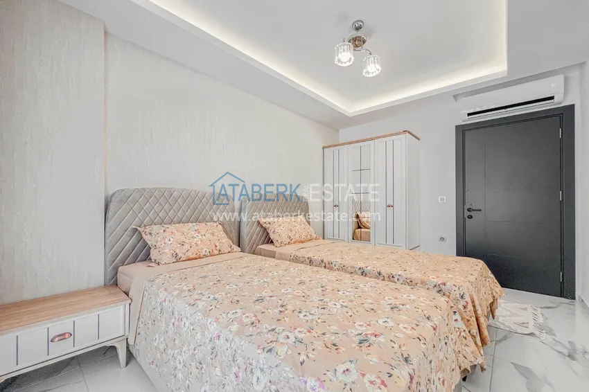 Purchase 2+1 apartment in Alanya, Mahmutlar district - new furniture and sea view 13 