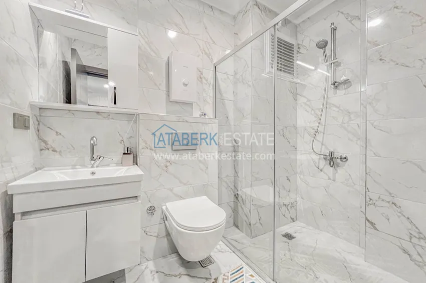 Purchase 2+1 apartment in Alanya, Mahmutlar district - new furniture and sea view 14 